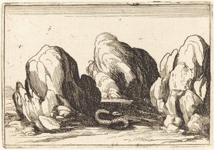 Kígyó, 1628. alkotó: Jacques Callot