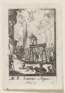 Simon apostol (Simonis Appos.) alkotó: Jacques Callot
