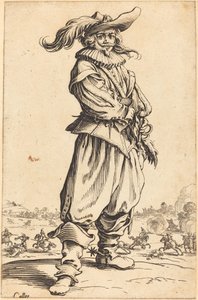 Katona tollas kalapban alkotó: Jacques Callot