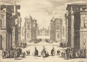 Szulejmán, I. felvonás alkotó: Jacques Callot