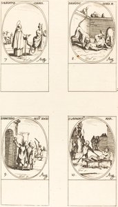 Szicli Szent Albert, karmelita; St. Marinus;St. Demetrius és társai; St. Lauren alkotó: Jacques Callot