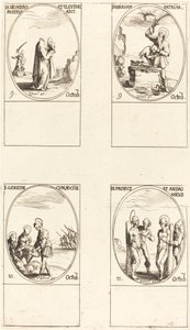 utca Dionysius, Rusticus és Eleutherius Ábrahám Gereon & Companions, Sts. Pro. alkotó: Jacques Callot