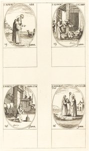 utca mór John Calybite Marcellus Honoratus alkotó: Jacques Callot