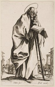 Szent Simon, „A nagy apostolok” sorozatból alkotó: Jacques Callot