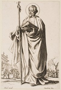 Szent Tamás, „A nagy apostolok” sorozatból alkotó: Jacques Callot