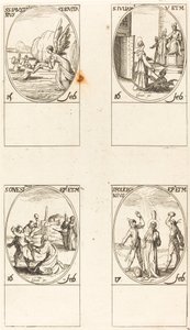 Szentek Faustinus és Jovita; Utca. Juliana; Utca. Nekünk van egy; Utca. Polychronius alkotó: Jacques Callot