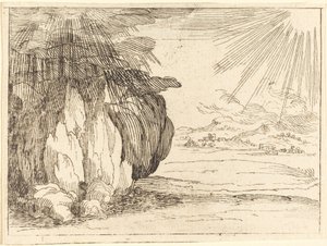 Nap és eső. alkotó: Jacques Callot
