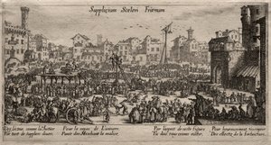 A büntetés, a bűn fékje (A büntetések) alkotó: Jacques Callot