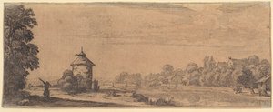 Galambdúc, a „Négy táj” sorozat 2. lapja alkotó: Jacques Callot