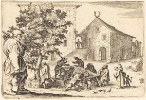 Taverna, c. 1622. alkotó: Jacques Callot
