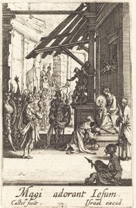 A mágusok imádása alkotó: Jacques Callot