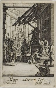 A bölcsek imádása, A Szűzanya életéből alkotó: Jacques Callot