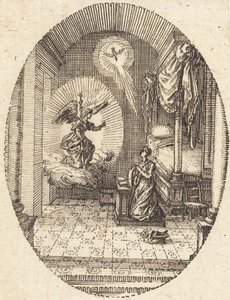 Az Angyali üdvözlet alkotó: Jacques Callot