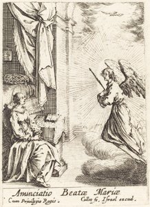 Az Angyali üdvözlet alkotó: Jacques Callot
