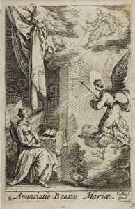 Az örömhírdetés, A Szűzanya életéből alkotó: Jacques Callot