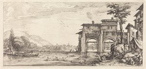Fürdőzők alkotó: Jacques Callot