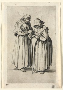 A koldusok: Két koldusasszony alkotó: Jacques Callot