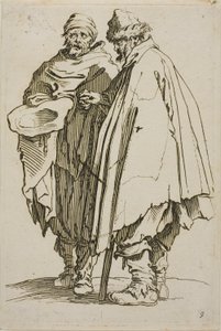 A vak ember és társa, kilences lemez a Koldusokból alkotó: Jacques Callot