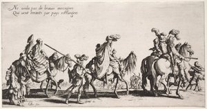 The Bohemians: The Bohemians Marching: The Vanguard alkotó: Jacques Callot