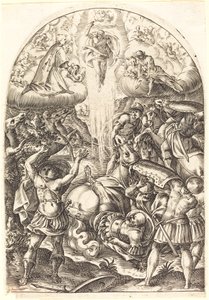 Szent Pál megtérése, 16081611. alkotó: Jacques Callot