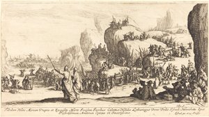 A Vörös-tenger átkelése alkotó: Jacques Callot
