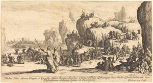 A Vörös-tenger átkelése alkotó: Jacques Callot