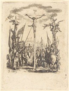 A keresztre feszítés, c. 16241625. alkotó: Jacques Callot