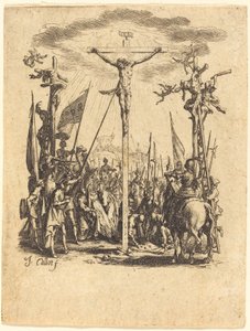 A keresztre feszítés, c. 16241625. alkotó: Jacques Callot