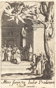 Júdás halála alkotó: Jacques Callot