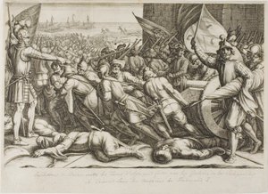 A csapatok távozása alkotó: Jacques Callot