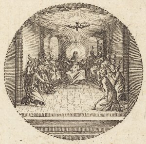 A szent galamb leszállása alkotó: Jacques Callot