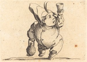 Az ivó, elölnézet, c. 1622. alkotó: Jacques Callot