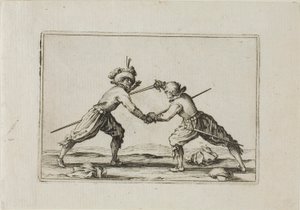 A párbaj kardokkal, A szeszélyekből alkotó: Jacques Callot