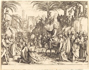 Belépés Jeruzsálembe alkotó: Jacques Callot