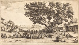 A xeuilley-i vásár alkotó: Jacques Callot