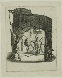A zászlózás, A kis szenvedélyből alkotó: Jacques Callot