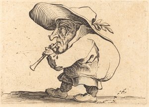 A Flageolet játékos alkotó: Jacques Callot
