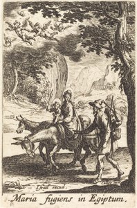 Repülés Egyiptomba alkotó: Jacques Callot