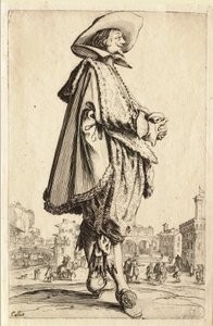 Az úr összekulcsolt kézzel alkotó: Jacques Callot