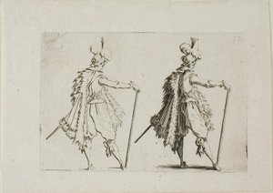 Az úriember nagy bottal, A szeszélyekből alkotó: Jacques Callot
