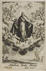 A Szűz megdicsőülése, A Szűzanya életéből alkotó: Jacques Callot