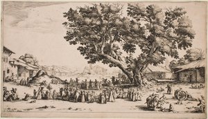 A gondreville-i vásár alkotó: Jacques Callot