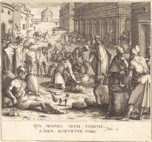 A gabonamérlegek alkotó: Jacques Callot
