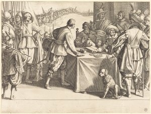 A csapatok toborzása alkotó: Jacques Callot