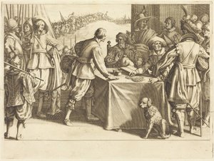 A csapatok toborzása alkotó: Jacques Callot