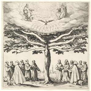 A ferencesek által imádott Szentháromság az élet fáján alkotó: Jacques Callot