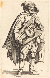 A Hurdy-Gurdy játékos alkotó: Jacques Callot