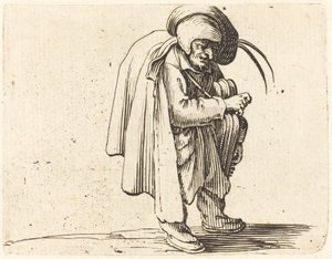 A Hurdy-Gurdy játékos alkotó: Jacques Callot