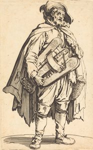 A Hurdy-Gurdy játékos alkotó: Jacques Callot