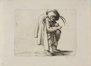 The Hurdy-Gurdy Player, Varie Figure Gobbitól alkotó: Jacques Callot
